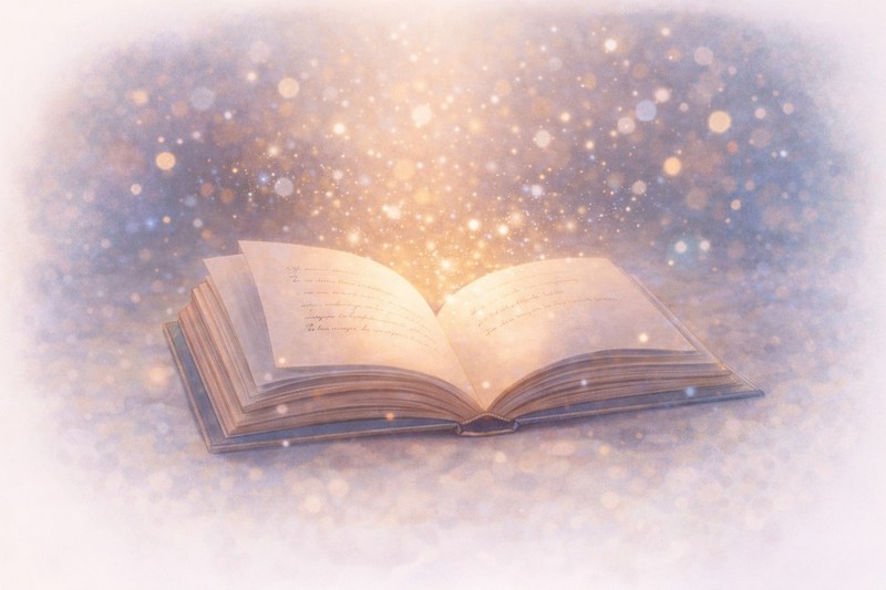 Раскрытая волшебная книга